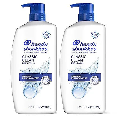 Classic Clean Anti Dandruff Shampoo 32 Oz Pack of 2